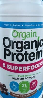 Creamy Chocolate Fudge Flavor Plant Based Protein & Superfoods Powder