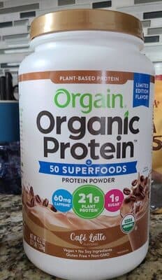 Orgain Organic protein cafe latte