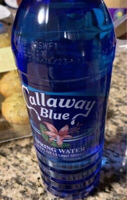 Callaway Blue Spring water