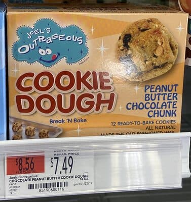 COOKIE DOUGH, PEANUT BUTTER CHOCOLATE CHUNK