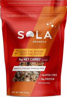 Maple Pecan Chocolate Flavored Granola