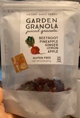 Garden Granola Beetroot Pineapple Ginger Lemon Apple