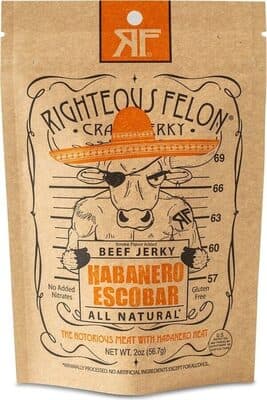 Habanero escobar all natural beef jerky