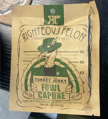 Fowl Capone Turkey Jerky