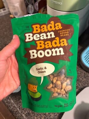 Garlic & Onion Crunchy Broad Beans