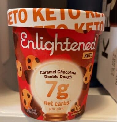 Caramel Chocolate Double Dough Ice Cream