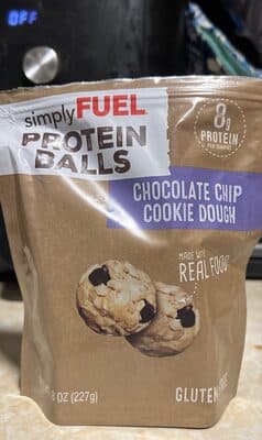 Chocolate Chip Cookie Dough Protein Balls