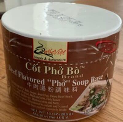 Beef Flavored Pho Soup Base