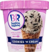 Cookies 'N Cream Vanilla Flavored Ice Cream With Chocolate Sandwich Cookies