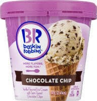 Vanilla Flavored Ice Cream With Semi-Sweet Chocolate Chips