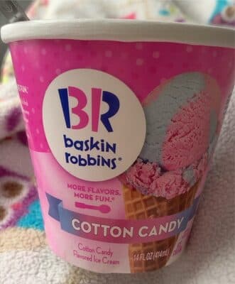 Cotton Candy Flavored Ice Cream
