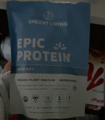 Sprout Living Epic Protein Organic Plant Protein and Superfoods