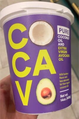 Mild Buttery Light Tasting Pure Coconut and Extra Virgin Avocado Oil