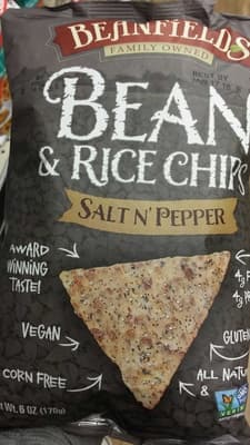 Salt N' Pepper Bean and Rice Chips