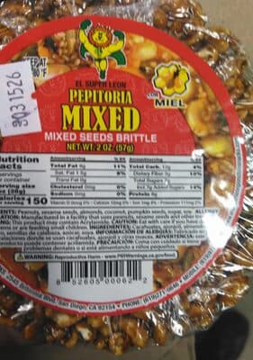 Mixed Seeds Brittle
