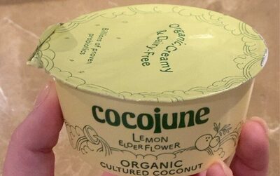Cocojune Organic Lemon Elderflower Cultured Coconut