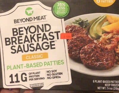 Classic Beyond Breakfast Sausage Plant-Based Patties