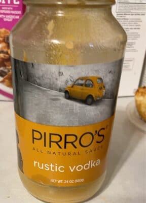 Rustic Vodka All Natural Sauce