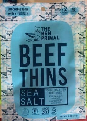 Sea Salt Beef Thins