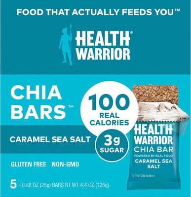 Caramel Sea Salt Chia Bars