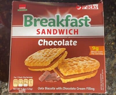 Chocolate Breakfast Sandwich