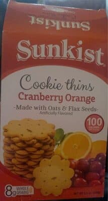 Cookie tins cranberry orange