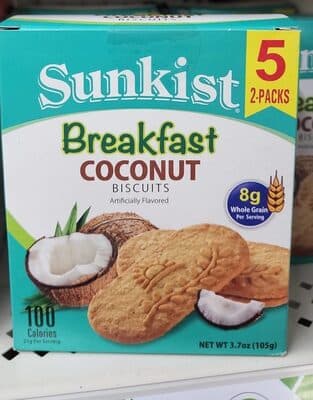 Breakfast Coconut Biscuits