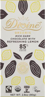Rich Dark Chocolate With Refreshing Lemon, 85% Cocoa