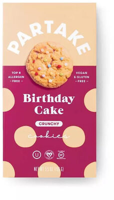 Birthday Cake Crunchy Cookies