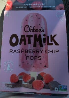 Oat Milk Raspberry Chip Frozen Dessert Pops