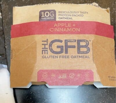 Apple + Cinnamon Gluten Free Oatmeal