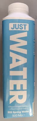 Just water