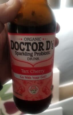 Doctor D's, Live Probiotic Water Kefir, Tart Cherry