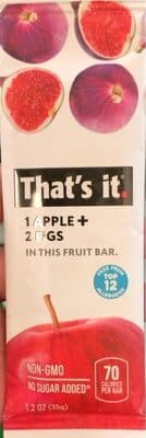 Apple + Figs Fruit Bar