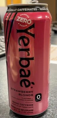Savory Strawberry Flavored Sparkling Beverage