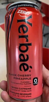 Black Cherry Pineapple Flavored Sparkling Beverage