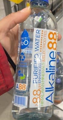 8.8 PH ENHANCED WITH PURIFIED WATER