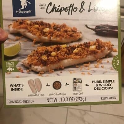 Topped With Chipotle & Lime Wild Pacific Rockfish