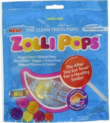 Clean teeth lollipops