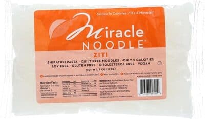 SHIRATAKI PASTA, ZITI