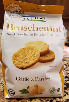 Garlic & Parsley Snack Size Italian Bruschetta Toasts