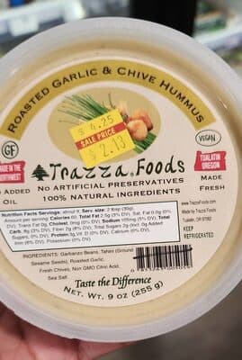 Roasted Garlic and Chive Hummus