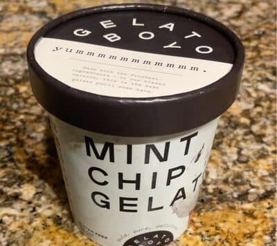 Mint chip gelato