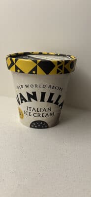 Vanilla Italian Ice Cream