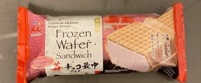 Frozen wafer sandwich
