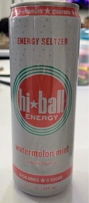 Energy Seltzer Watermelon Mint