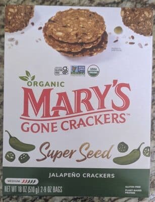 Jalapeno Super Seed Crackers