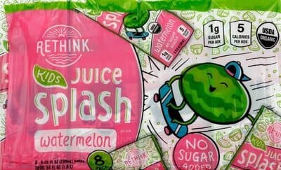 Watermelon Juice Splash Drink