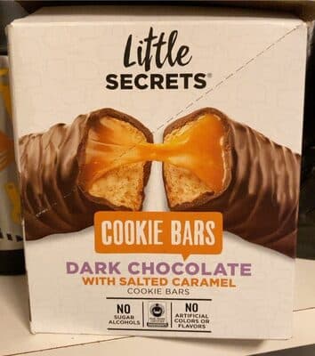 Dark Chocolate with Salted Caramel Cookie Bars
