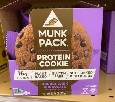 Double Dark Chocolate Soft-Baked Protein Cookie